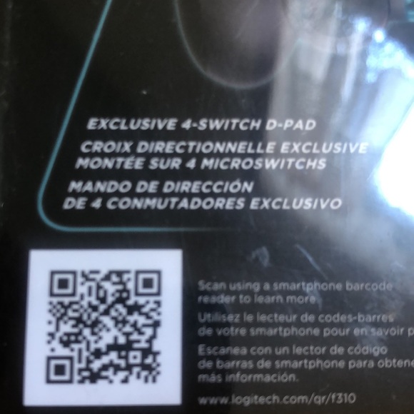 NEW!! Logitech - F310 Gaming Pad - Blue/Black - Picture 3 of 8